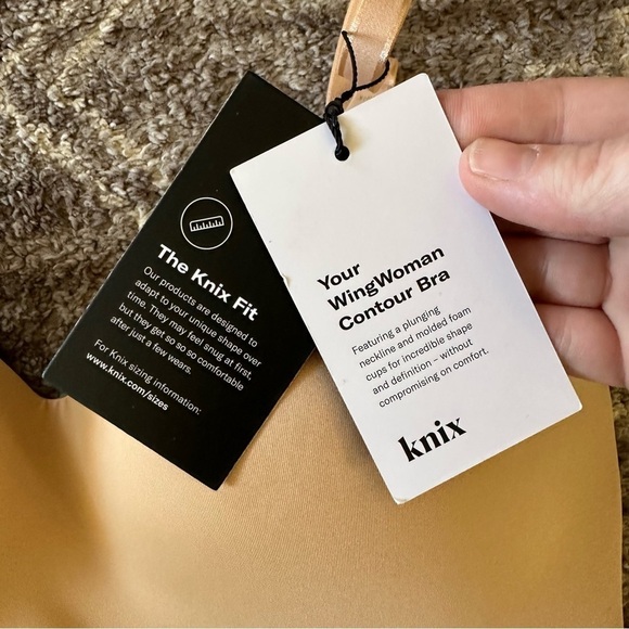 NWT Knix Wingwoman Contour Wireless Bra Warm Sand - Picture 7 of 11